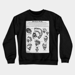 Mohawks Diagram Crewneck Sweatshirt